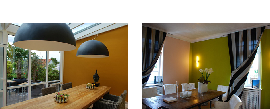 Bilder zur Gestaltung und Farbgebung einer Villa in Dittelsheim-Hessloch - Teil 2